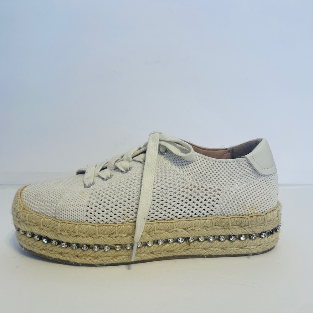 Chelsea & Violet platform upscale sneaker Rhinestone embellishments MISSING some